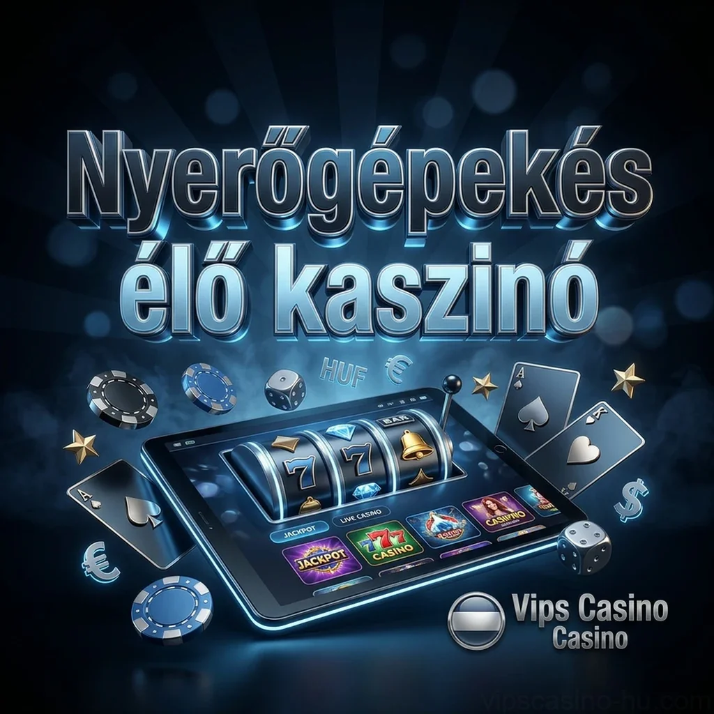 Nyerőgépekés élő kaszinó